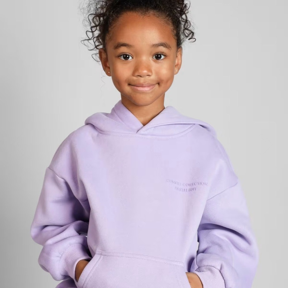 Kids Lavender Comfrt Hoodie